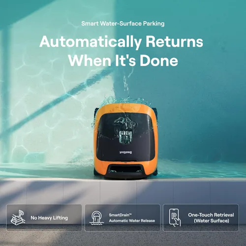 Miniatura 2 de Beatbot Sora 30 - Robot aspirador de piscina, limpiador 4 en 1 con limpieza de áreas poco profundas, 6800 GPH de potencia, estacionamiento