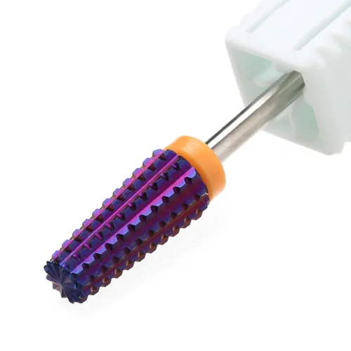 Miniatura 18 de Brocas para Taladro de Uñas 5 en 1, Rainow Rotación Bidireccional para Uso de Zurdos y Diestros, Eliminación Rápida de Acrílico o Gel Duro - Vástago