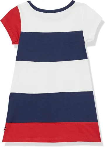 Miniatura 3 de Tommy Hilfiger Vestido de manga corta con bloques de color para niña
