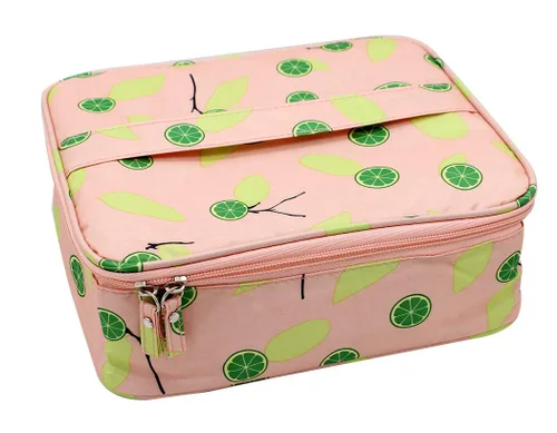 Miniatura 3 de Neceser multifunción bolsa de cosméticos portátil bolsa de maquillaje impermeable bolsa de viaje colgante organizador bolsa para mujeres niñas, Gris