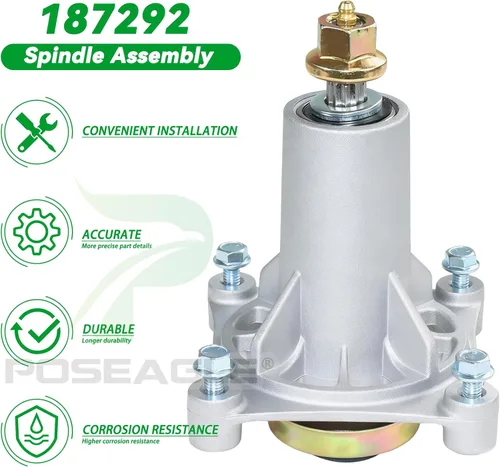 Miniatura 6 de 587819701 Kit de montaje de husillo reemplaza 532187281 587820301 532187292 587253301 532192870 587125401 192872 para Husqvarna Craftsman de 42