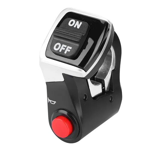Miniatura 8 de Interruptor de manillar, interruptor de bocina de faros delanteros 2 en 1 para scooter de montaña, interruptor de bocina de luz de monopatín