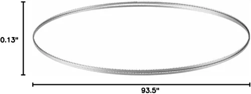 Miniatura 15 de Bosch BS5912-6WA 59-1/2" x 6 Tpi Hoja de sierra de cinta fija para uso general