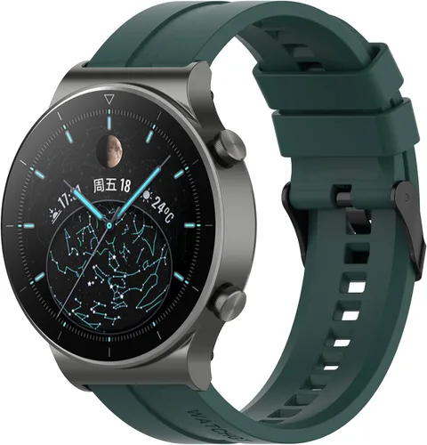Miniatura 18 de FitTurn Band Compatible with Huawei Watch 5 4 Pro/GT 6 5 4 3 2 Pro/GT 2e/GT 6 5 4 46mm/GT2 46mm/GT Active/ Replacement Straps Silicone Bands