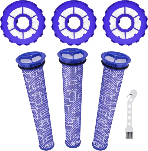 Artraise Kits de filtros para reemplazo de filtro Dyson DC40, 3 filtros HEPA postmotor y 3 filtros premotores, compatible con aspiradoras Dyson