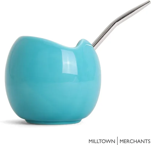 Miniatura 2 de Ceramic Mate - Juego de calabaza y bombilla – Calabaza de yerba mate – Taza mate fácil de limpiar, popote de filtro para té de yerba mate y bebidas