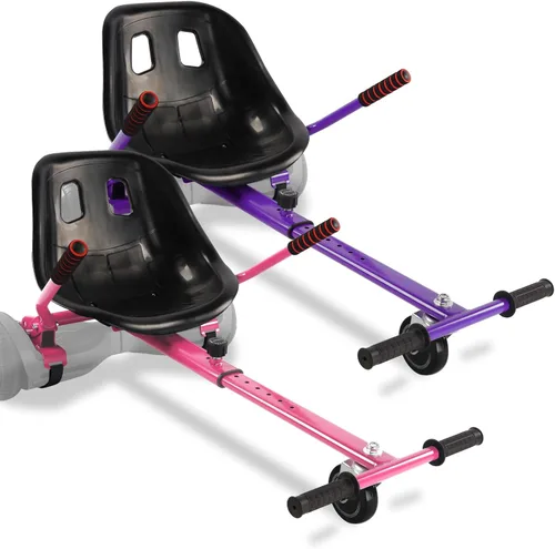 Miniatura 11 de Accesorio de asiento para aeropatineta, para aeropatinetas de 6.5 pulgadas, 8 pulgadas, 10 pulgadas, carrito de hover para niños y adultos, Negro
