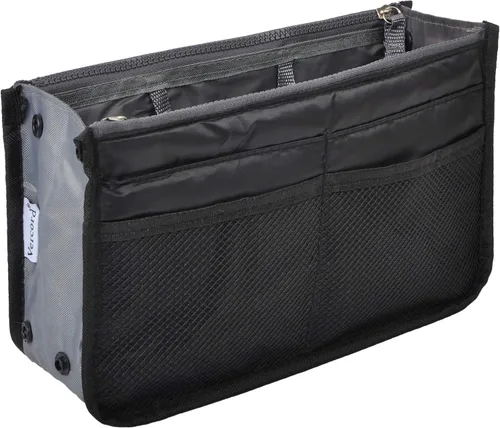 Vercord - Inserto organizador de bolsas (13 bolsillos, 30 colores, 3 tamaños)