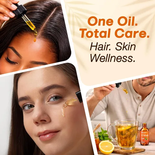 Miniatura 5 de Aceite de semilla de calabaza orgánico - Bloqueador DHT para el crecimiento del cabello de las mujeres - Bloqueador DHT para hombres - Aceite
