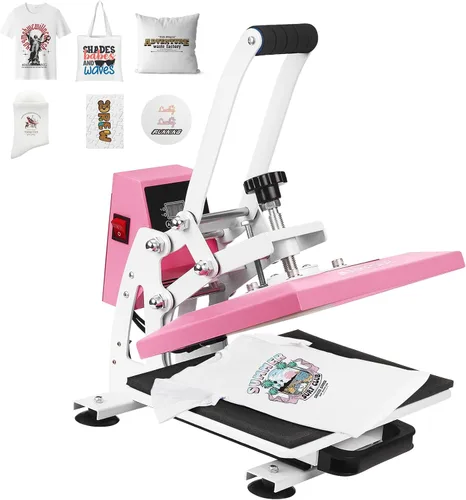 Máquina de prensa de calor de 12 x 10 pulgadas para camisetas, impresora digital de sublimación industrial para transferencia de calor, máquina