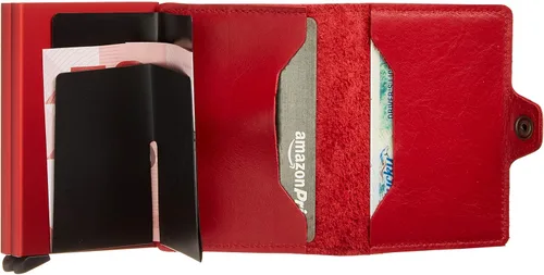 Miniatura 5 de Secrid - Cartera doble de piel auténtica con protección RFID, capacidad para 16 tarjetas