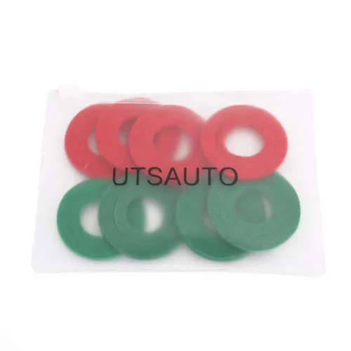 Miniatura 7 de Terminal de batería Arandelas anticorrosión Fibra 8 piezas Protector de terminal de batería (4 rojas y 4 verdes)