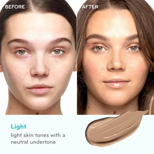 Miniatura 4 de pūrlisse Youth Glow Vitamin C CC Cream SPF 50 - Hidratante teñido con acabado radiante - Fórmula coreana para el cuidado de la piel con ácido Claro