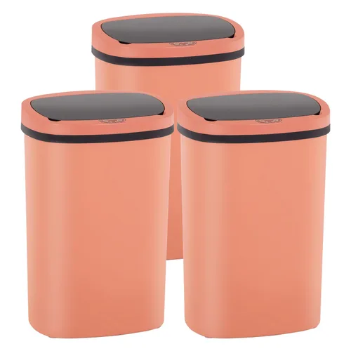 Miniatura 9 de PayLessHere Basurero de 13 galones de acero inoxidable Acero Tapa automática sin contacto con sensor de movimiento Bote de basura de cocina