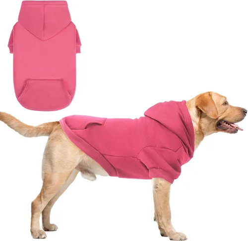Miniatura 34 de SCENEREAL Sudadera de seguridad con capucha para perros grandes, medianos y pequeños, para niños y niñas, disfraz de perro suave con agujero para #1