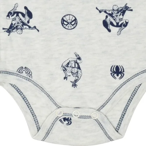 Miniatura 8 de Marvel Avengers Spider-Man Iron Man Hulk Captain America Baby 5 Pack Bodysuits Newborn to Infant