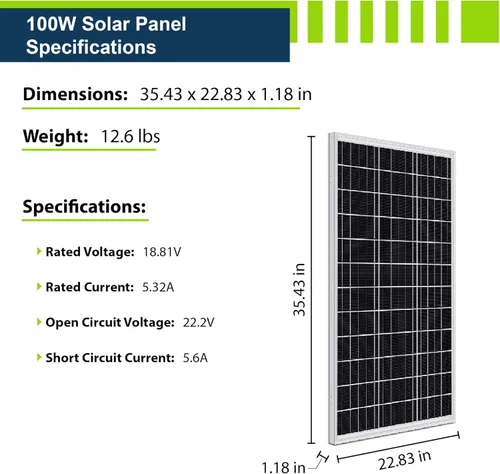 Miniatura 6 de ExpertPower Kit de energía solar de 200 W y 12 V Paneles solares mono-rígidos de 200 W, controlador de carga solar MPPT de 30 A RV, remolque