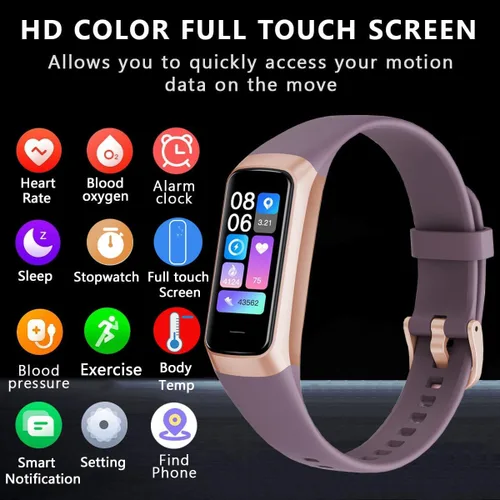 Miniatura 2 de Fitness Tracker with Heart Rate/Blood Oxygen/Sleep Monitor, 20+ Sports Modes Smart Watches for Women/Men, Activity & Step Tracker Smart Watch for
