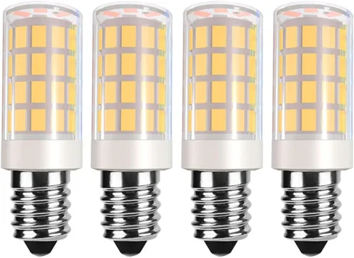 Bombilla LED E14 E14, bombilla de base europea E14, bombilla de campana de cocina E14, bombilla de araña de 120 V de repuesto para lámpara de sal,