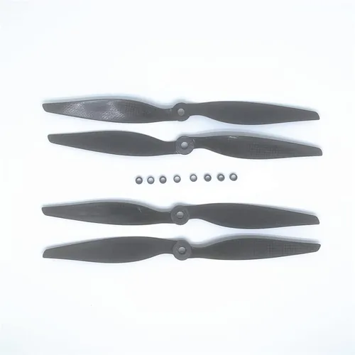 Miniatura 12 de KingVal Reemplazo de 2 pares de hélice CW/CCW de fibra de carbono 1245 compatible con RC Quadcopter Drone Black 2 Pairs 1245