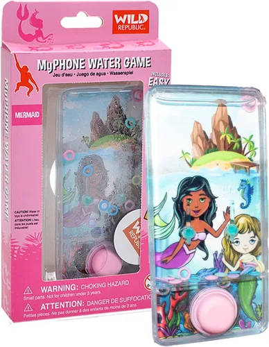 Wild Republic My Phone - Juego de agua con diseño de sirena, regalo para niños, ideal para horas de juego independiente, 8 pulgadas