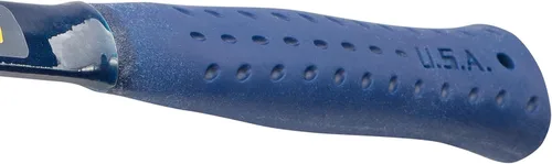Miniatura 4 de Martillo de Liniero Estwing - Herramienta de Servicios Eléctricos de 40 onzas con cara lisa y agarre de reducción de impactos - E3-40L, azul