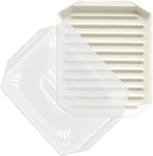 Miniatura 6 de Nordic Ware Estante para tocino con tapa, 10.25x8x2 pulgadas