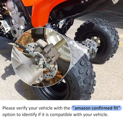 Miniatura 6 de M MATI Rotor de disco de freno trasero para Yamaha Raptor 700 2006-2020 YFZ450 2006-2013 YFZ450X 2008 1S3-2582W-10-00 1PE-F582W-00-00 1S3-2582W-00-00