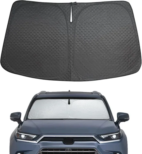 Miniatura 39 de Parasol para parabrisas para BMW X3 2018-2024, 5 capas de burbujas, plegable, grueso, accesorios de protección para visera frontal, bloquea el calor