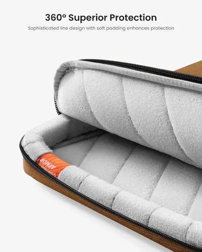 Miniatura 4 de tomtoc 360 Bolsa de hombro protectora para laptop MacBook Pro M4/M3/M2/M1 Pro/Max A3403 A3186 A2991 A2485 2024-2019, funda resistente al agua