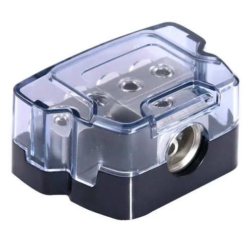 Miniatura 2 de Bloque de distribución de energía de 4 vías, calibre 0/2/4 AWG, calibre 4/8/10, amplificador estéreo de audio para automóvil, bloque de conexión a