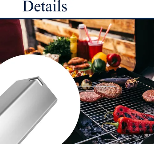 Miniatura 5 de Paquete de 5 carpa de repuesto para parrilla de gas de acero inoxidable para patio trasero BY14-101-001-02, BY13-101-001-13, Dyna-Glo DGF493BNP