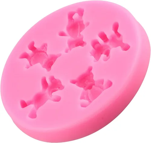 Miniatura 7 de Molde de silicona para osos de peluche, molde de fondant para decoración de tartas, decoración de cupcakes, pasta de goma de caramelo de chocolate