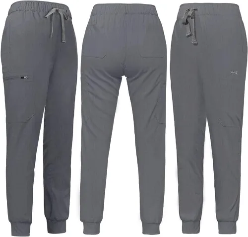 Miniatura 18 de niaahinn Conjunto de uniformes médicos para mujer, uniformes de enfermería, cuello en V clásico y pantalones quirúrgicos para correr