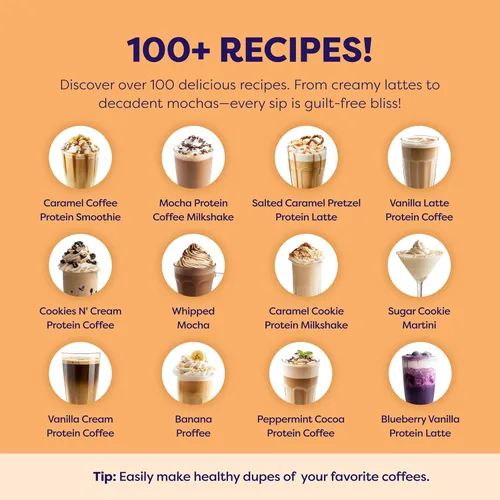 Miniatura 7 de Javvy Protein Coffee Creamer – Sugar Free Creamer with 11g of Collagen, MCT Oil, Keto Coffee Creamer Powder for Hair, Skin & Nail Support, Cinnamon
