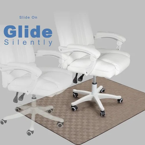 Miniatura 6 de Tapete para silla para suelo de madera dura y azulejos, 36" x 48" tapete resistente para silla de oficina para sillas con ruedas, antideslizante