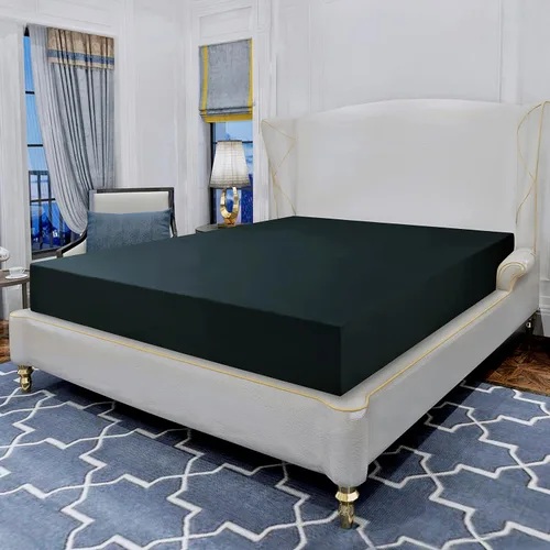 Miniatura 16 de Elegant Comfort Lujosa sábana bajera de 1500 hilos de calidad egipcia resistente a las arrugas, 1 pieza, elástico en todo el contorno, bolsillo