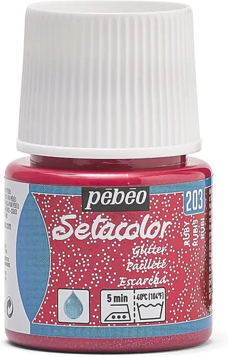 Miniatura 26 de Pebeo Setacolor - Pintura para tela (opaca, 45 ml), color dorado perla