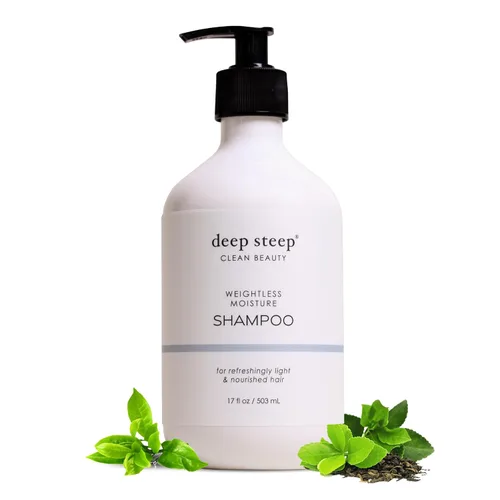 Miniatura 13 de Deep Steep High Shine - Champú de aceite de coco, 17 onzas, champú hidratante con aloe vera, aceite de argán, proteína de arroz y glicerina, sin