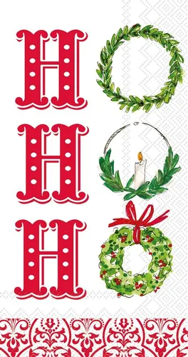 Boston International Toallas de mano de Navidad Toallas de papel para invitados, toallas desechables para la punta de los dedos, decoración de baño