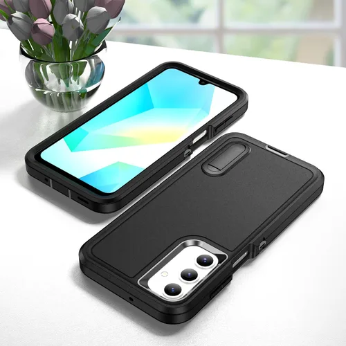 Miniatura 9 de IDweel Funda rígida para Samsung Galaxy A16 5G de 6.7 pulgadas, resistente a los golpes, antiarañazos, ajuste delgado, ligera, duradera, con función