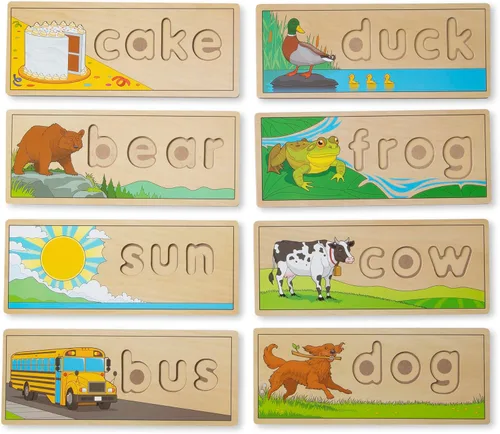 Miniatura 4 de Melissa & Doug See & Spell - Juguete educativo de madera, Versión estándar