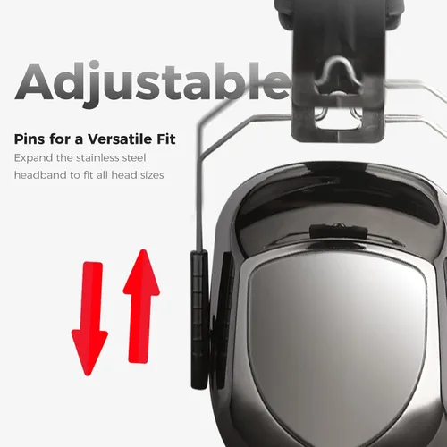 Miniatura 135 de ProCase NRR 28dB Noise Reduction Ear Muffs, Foldable Adjustable Noise Cancelling Headphones