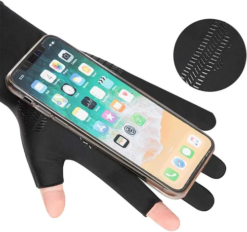 Miniatura 5 de PURFUN Guantes de conducción de protección solar anti-UV para hombres y mujeres, delgados, transpirables, de alta elasticidad, guantes deportivos
