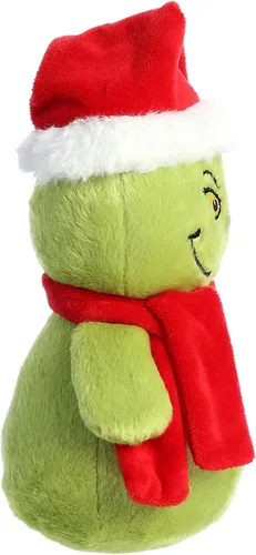 Miniatura 3 de Aurora® Figura de Dr. Seuss™ Muñeco de Nieve Grinch de Peluche - Juguete de Peluche con Licencia Oficial para Juego Imaginativo - Perfecto