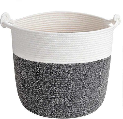 Miniatura 9 de Goodpick Canasta de Almacenamiento de Juguetes de 17"x16" para Niños, Decoración del Hogar Sala de Estar, Canasta de Regalos para Bebé Varón