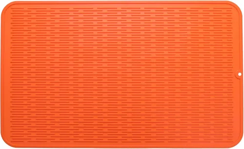 Miniatura 15 de MicoYang Alfombrilla de silicona para secado de platos para múltiples usos, fácil de limpiar, ecológica, resistente al calor, alfombrilla