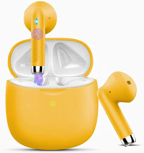 Miniatura 10 de Auriculares inalámbricos, auriculares Bluetooth 5.4 con graves estéreo, auriculares Bluetooth en el oído con cancelación de ruido y micrófono