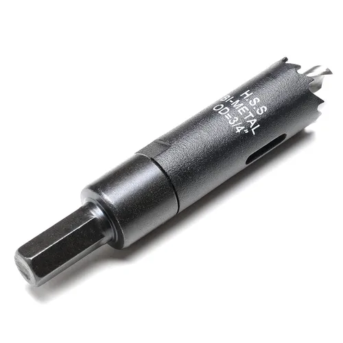 Miniatura 42 de Sierra de agujero de 4 1/8” (105mm) para madera y plástico, broca de corte de núcleo de sierra de agujero HSS bimetálica para paneles de yeso, Rojo