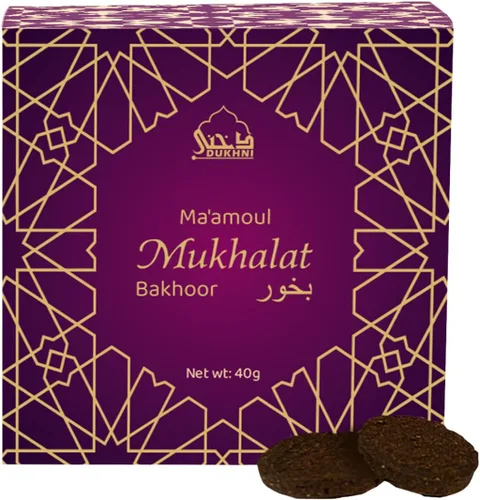 Miniatura 7 de Maamoul Bakhoor - Caja variada de Dukhni Juego de regalo, cesta de Ramadán y regalo de Eid Auténtico incienso árabe surtido 20 piezas Bakhoor